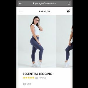 Paragon Fitwear Essential Leggings, XL